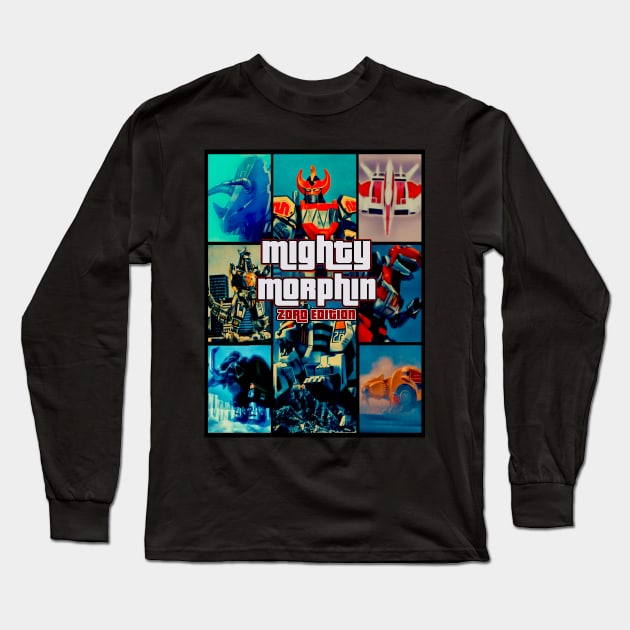 Mighty Morphin (Zord Edition) Long Sleeve T-Shirt by The Dark Vestiary